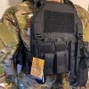 LAVC PLATE CARRIER QUICKRELEASE FULL LOADOUT NEGRO