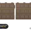 PORTAPLACAS LATERALES (PAR) OCRE - EMERSONGEAR