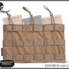 PORTACARGADOR TRIPLE 5.56MM OCRE - EMERSONGEAR