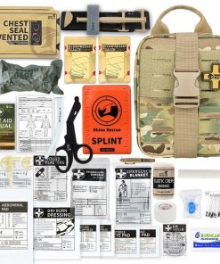 Botiquín táctico Rhino Rescue SE IFAK en multicam junto a su contenido completo